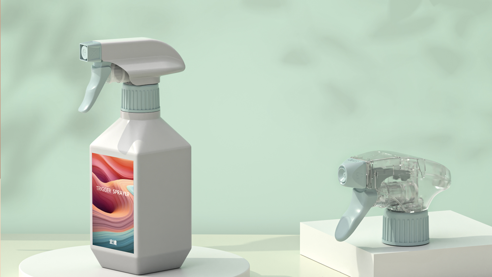 How does the All Plastic Trigger Sprayer ensure consistent performance in a wide range of temperatures, from cold environments to hot, humid conditions?